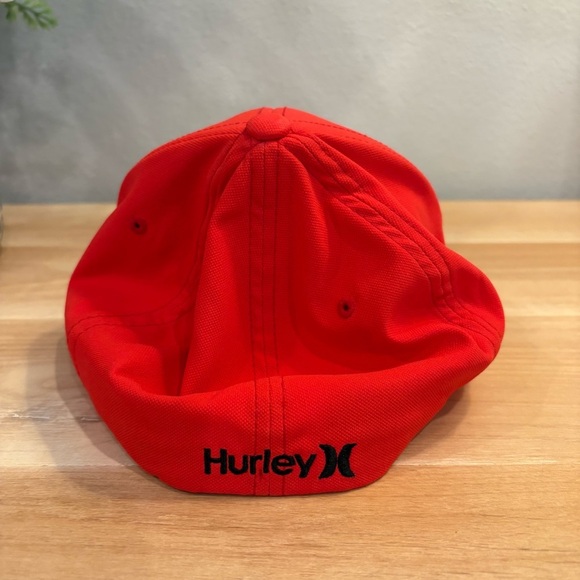 HURLEY Flex Dri Fit Red Skater Nike Large-XL Men's Baseball Cap Streetwear - Picture 8 of 8